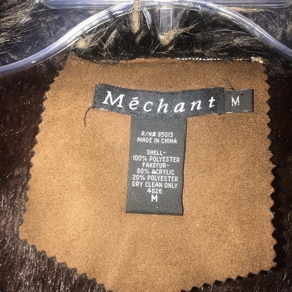 VNTG-Mechant faux suede and faux fur jacket. - Picture 4 of 7